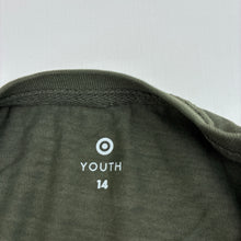 Load image into Gallery viewer, Boys Target, khaki cotton long sleeve tee / top, EUC, size 14,  