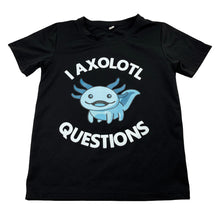 Load image into Gallery viewer, Boys lightweight, stretchy tee / top, axolotl, GUC, size 7-8,  