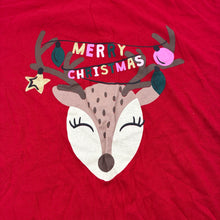 Load image into Gallery viewer, Girls Mango, cotton Christmas pyjama tee / top, GUC, size 16,  