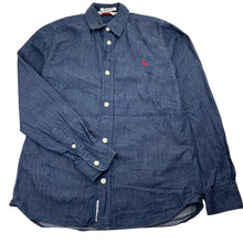 Load image into Gallery viewer, Boys H&amp;M, dark blue cotton long sleeve shirt, EUC, size 12,  