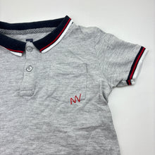 Load image into Gallery viewer, Boys Cotton On, grey marle polo shirt top, GUC, size 7,  