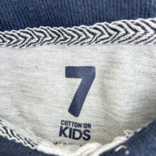Load image into Gallery viewer, Boys Cotton On, grey marle polo shirt top, GUC, size 7,  