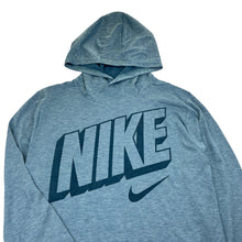 Load image into Gallery viewer, Unisex Nike, Dri-Fit long sleeve hooded activewear top, EUC, size 12-13,  