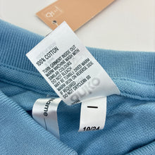 Load image into Gallery viewer, Unisex Anko, blue cotton school polo top, NEW, size 12,  