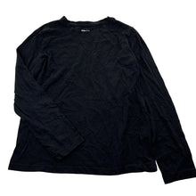 Load image into Gallery viewer, Girls Anko, black cotton long sleeve tee / top, GUC, size 10,  
