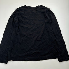 Load image into Gallery viewer, Girls Anko, black cotton long sleeve tee / top, GUC, size 10,  