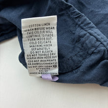 Load image into Gallery viewer, Boys Target, navy cotton / linen long sleeve shirt, EUC, size 16,  