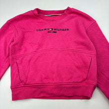 Load image into Gallery viewer, Girls Tommy Hilfiger, embroidered fleece lined sweater / jumper, GUC, size 5,  