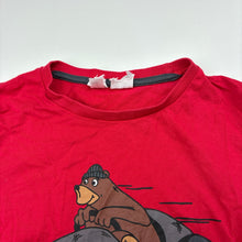 Load image into Gallery viewer, Boys red, cotton long sleeve tee / top, no labels, armpit to armpit: 35cm, shoulder to cuff: 45.5cm, FUC, size 8,  