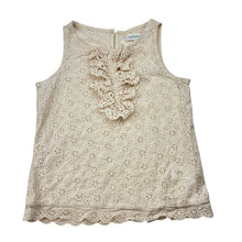 Load image into Gallery viewer, Girls Witchery, broderie cotton sleeveless top, FUC, size 5-6,  