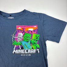 Load image into Gallery viewer, Boys Mojang, Minecraft Movie cotton tee / top, EUC, size 8,  