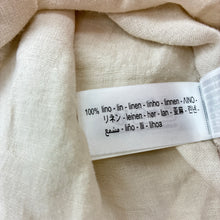 Load image into Gallery viewer, Boys Zara, linen collarless long sleeve shirt, EUC, size 6,  