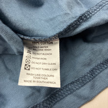 Load image into Gallery viewer, Unisex DOWN SOUTH, blue cotton tee / top, South Africa, NEW, size 11-12,  