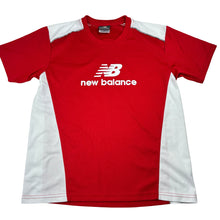 Load image into Gallery viewer, Boys New Balance, red &amp; white sports / activewear top, GUC, size 14,  
