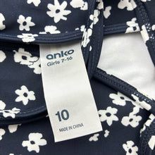 Load image into Gallery viewer, Girls Anko, floral swim top, EUC, size 10,  