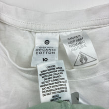 Load image into Gallery viewer, Girls Target, organic cotton pyjama top &amp; shorts, FUC, size 10,  