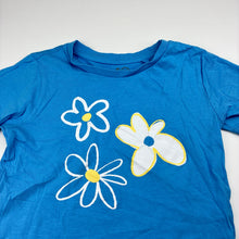 Load image into Gallery viewer, Girls KID, cotton tee / top, flowers, GUC, size 5,  