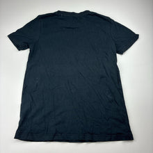 Load image into Gallery viewer, Unisex Favourites, dark navy Aust cotton tee / top, GUC, size 10,  