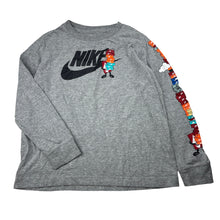 Load image into Gallery viewer, Boys Nike, grey marle long sleeve tee / top, GUC, size 6-7,  
