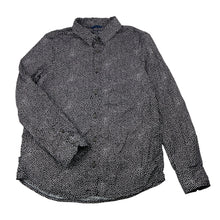 Load image into Gallery viewer, Boys Indie, black &amp; white stretch cotton long sleeve shirt, EUC, size 7,  
