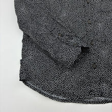 Load image into Gallery viewer, Boys Indie, black &amp; white stretch cotton long sleeve shirt, EUC, size 7,  