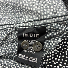 Load image into Gallery viewer, Boys Indie, black &amp; white stretch cotton long sleeve shirt, EUC, size 7,  
