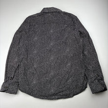 Load image into Gallery viewer, Boys Indie, black &amp; white stretch cotton long sleeve shirt, EUC, size 7,  