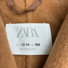 Load image into Gallery viewer, Unisex Zara, wool blend lightweight jacket / coat, L: 72cm, GUC, size 13-14,  