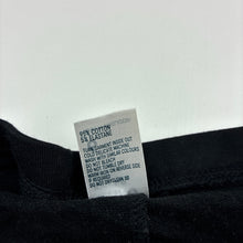 Load image into Gallery viewer, Girls Anko, black fleece lined stretchy leggings, unicorns, Inside leg: 44cm, EUC, size 6,  