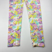 Load image into Gallery viewer, Girls Mango, floral stretchy leggings, Inside leg: 64cm, NEW, size 14,  