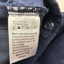 Load image into Gallery viewer, Girls Eve Girl, navy stretch corduroy pants, adjustable, Inside leg: 64cm, NEW, size 10,  