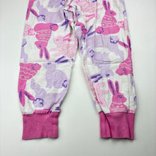 Load image into Gallery viewer, Girls Mango, flannel cotton pyjama pants, rabbits, GUC, size 5,  