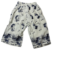 Load image into Gallery viewer, Boys Sun Beach, lightweight cotton pants, elasticated, Inside leg: 21cm, EUC, size 2,  