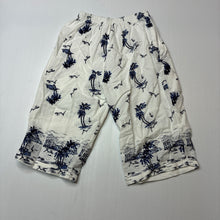 Load image into Gallery viewer, Boys Sun Beach, lightweight cotton pants, elasticated, Inside leg: 21cm, EUC, size 2,  