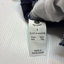 Load image into Gallery viewer, Boys Dymples, stretch cotton chino pants, elasticated, NEW, size 1,  