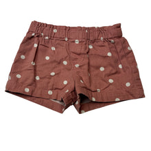Load image into Gallery viewer, Girls Target, pink &amp; white spot cotton shorts, elasticated, GUC, size 2,  