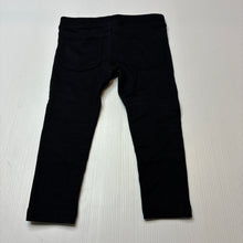Load image into Gallery viewer, Girls Target, black stretchy pants, elasticated, EUC, size 1,  