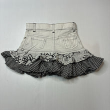Load image into Gallery viewer, Girls BQT, lightweight cotton skirt, adjustable, GUC, size 1,  