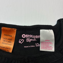Load image into Gallery viewer, Girls Osh Kosh, embroidered cotton bodysuit / romper, EUC, size 12 months,  