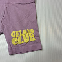 Load image into Gallery viewer, Girls Mango, purple stretchy bike shorts, GUC, size 1,  