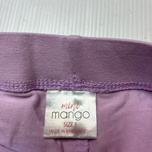 Load image into Gallery viewer, Girls Mango, purple stretchy bike shorts, GUC, size 1,  