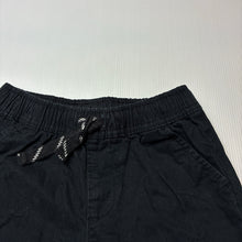 Load image into Gallery viewer, Boys KID, black stretch cotton shorts, elasticated, EUC, size 4,  