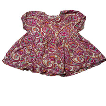 Load image into Gallery viewer, Girls Seed, colourful cotton / linen dress, GUC, size 000, L: 35cm