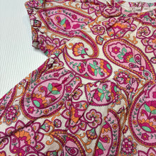 Load image into Gallery viewer, Girls Seed, colourful cotton / linen dress, GUC, size 000, L: 35cm
