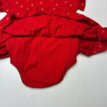 Load image into Gallery viewer, Girls Anko, cotton Christmas romper dress, NEW, size 1, L: 41cm
