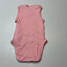 Load image into Gallery viewer, Girls 4 Baby, ribbed cotton singletsuit romper, EUC, size 0000,  