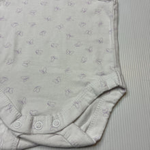Load image into Gallery viewer, Girls Dymples, stretchy singletsuit romper, butterflies, GUC, size 000,  