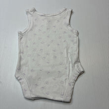Load image into Gallery viewer, Girls Dymples, stretchy singletsuit romper, butterflies, GUC, size 000,  