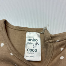 Load image into Gallery viewer, Unisex Anko, cotton bodysuit / romper, GUC, size 0000,  