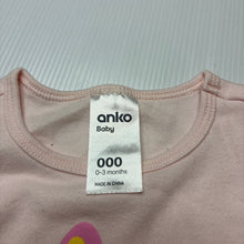 Load image into Gallery viewer, Girls Anko, soft cotton bodysuit / romper, EUC, size 000,  